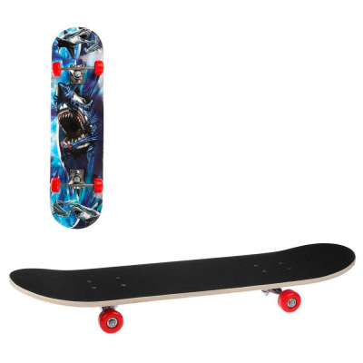 Скейтборд 80 х 20 см PVC колеса Наша игрушка 636155 1